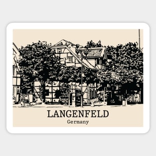 Langenfeld - Germany Magnet